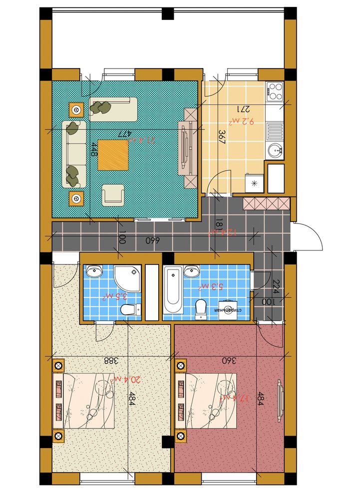 Продам 3х комнатную квартиру на ЖК AZIA HOUSE