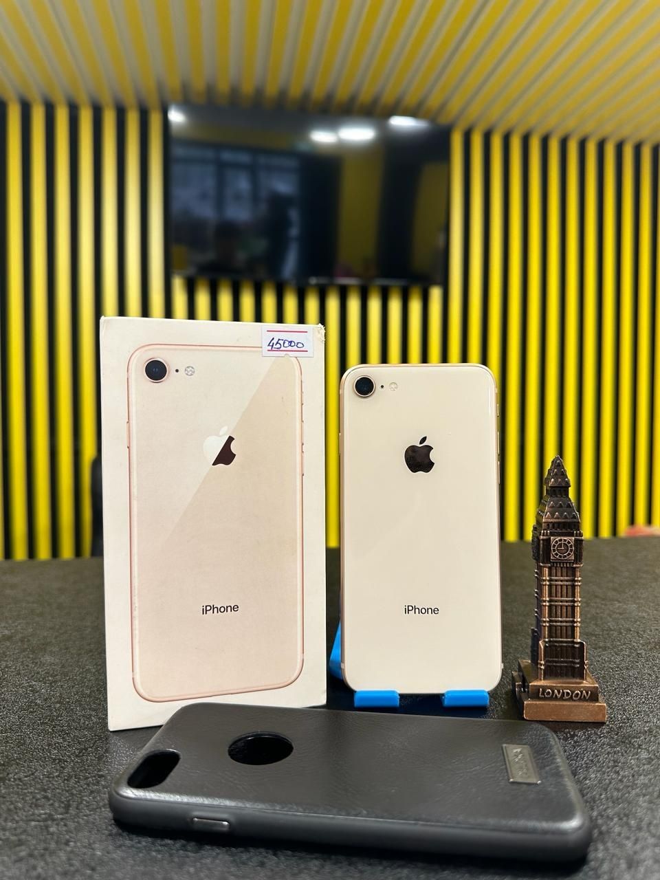 Iphone 8, 100% акб, 128гб, Kaspi Red