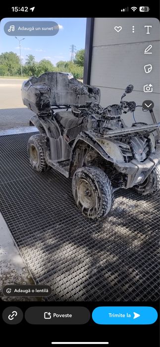 ATV kymco mxu 300 fiabil si gata de drum