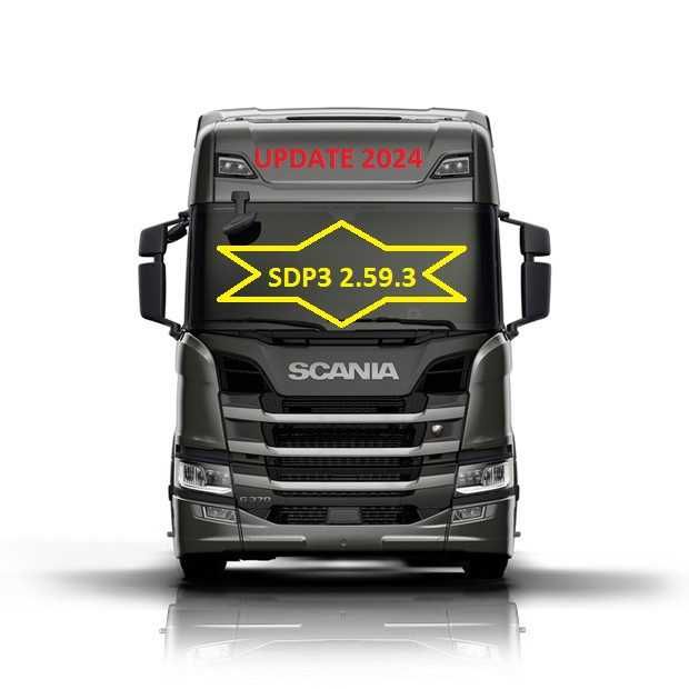 Tester auto camioane Scania + Laptop, totul instalat VCI3 v2.5X update