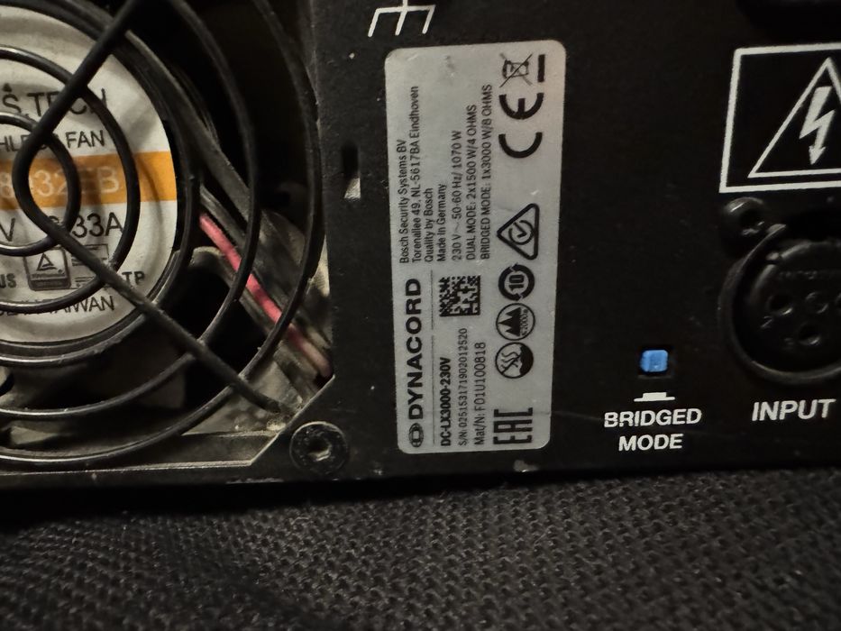 Vand amplificator putere Dynacord LX3000 ca labgruppen fbt xa vl rcf