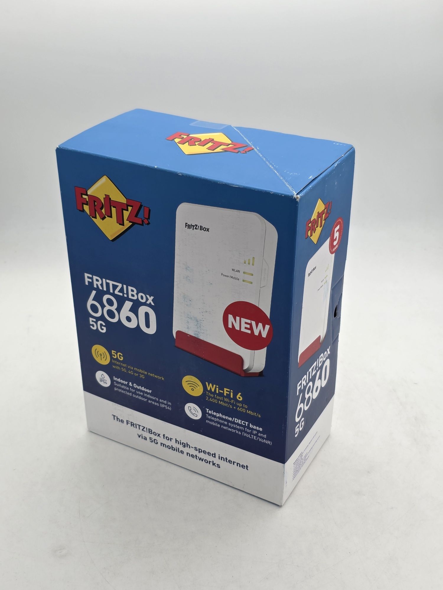 AVM FRITZ!Box 6860 5G Wireless 5G Mobile Router Wi-Fi 6, sigilat