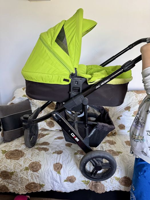 Бебешка количка 2в1 Abc disign mamba lime