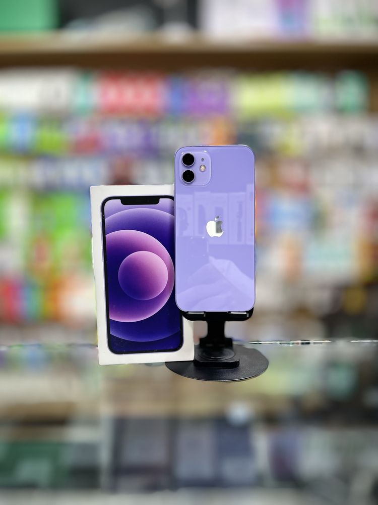 Iphone 12 64gb 85% Purple ideal holatda - Naqd va halol nasiya savdoga
