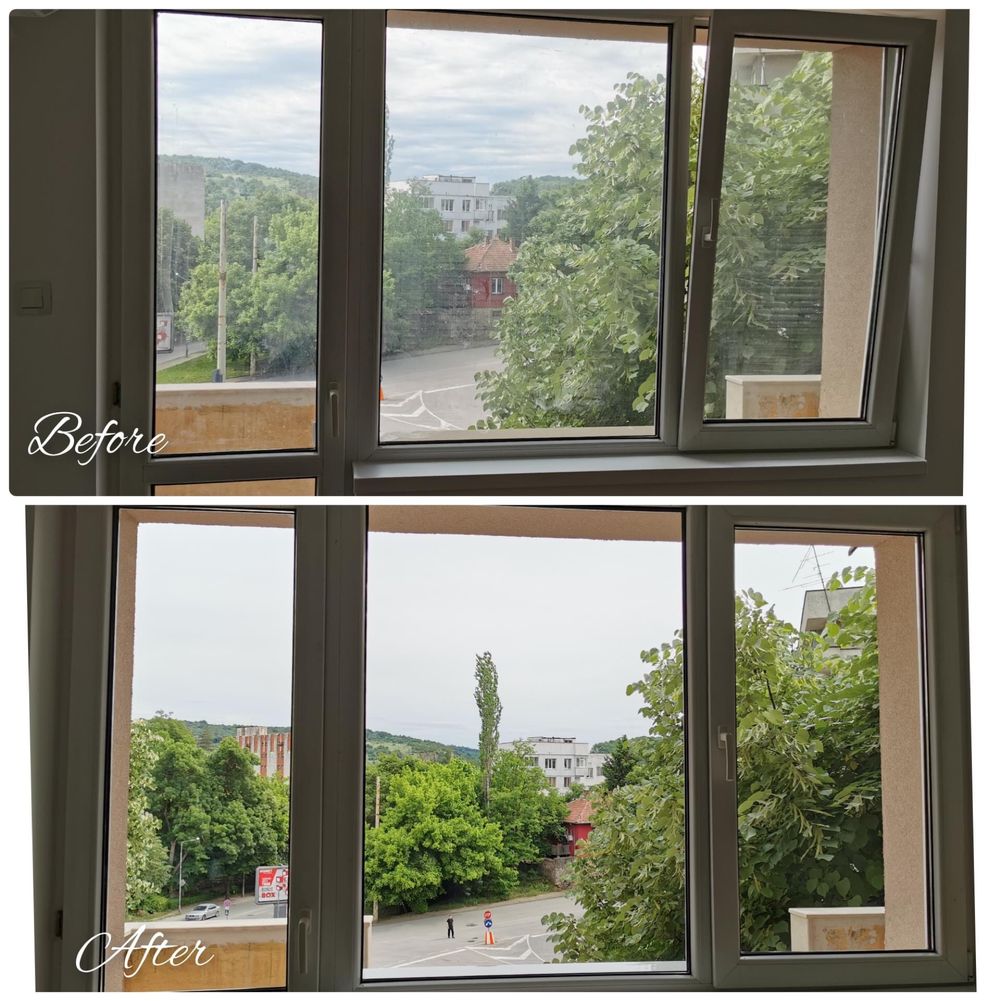 Почистване на прозорци с професионални аксесоари