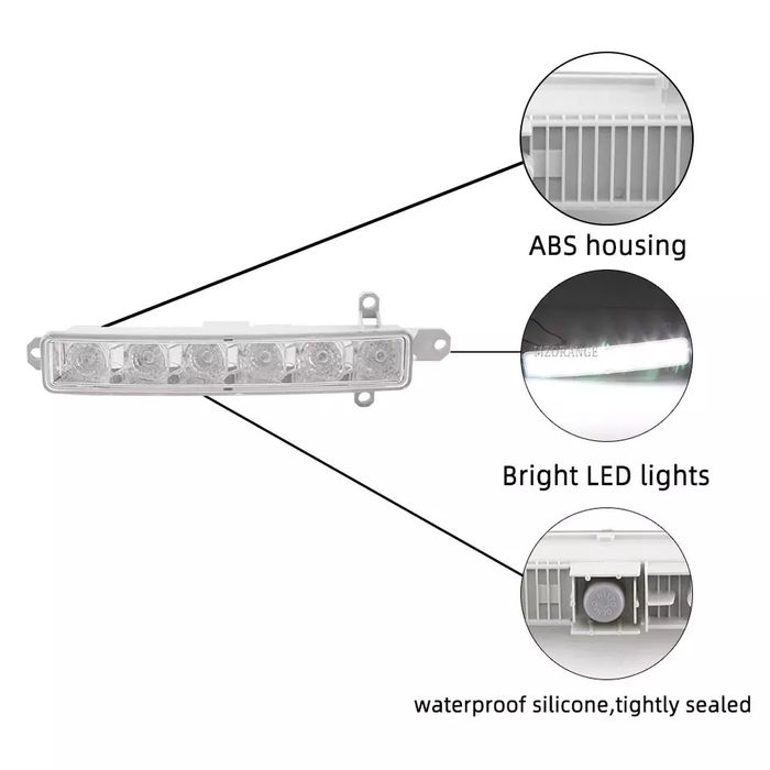 Lumini de zi DRL pentru peugeot citroen toyota