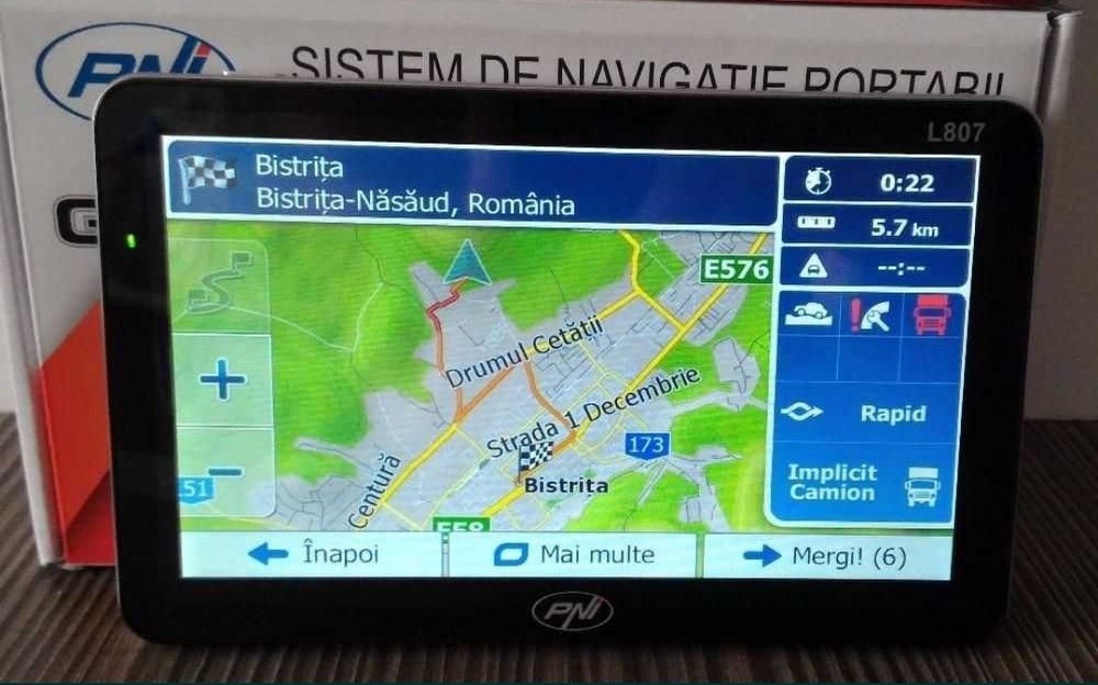 GPS Auto Navigatie 7" HD GPS AUTO GPS TIR CAMION 256ram,Europa 2024