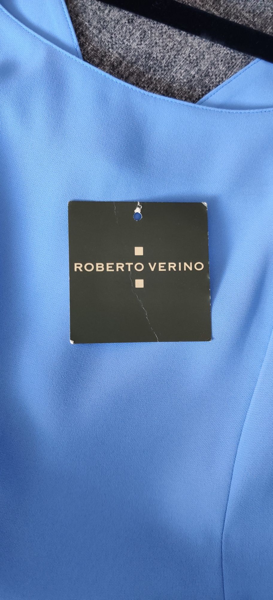 Rochie pastel blue Roberto Verino, nouă, mărimea S