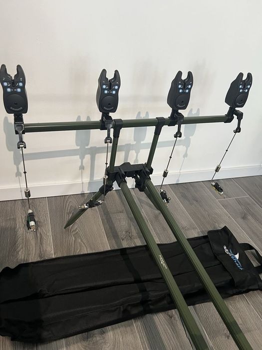 Rod Pod FULL Echipat 4 posturi EastShark + 4 Senzori SAIMINO + 4 Swing