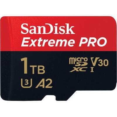 Card de Memorie SanDisk Extreme PRO R200/W140 microSDXC 1TB Clasa 10