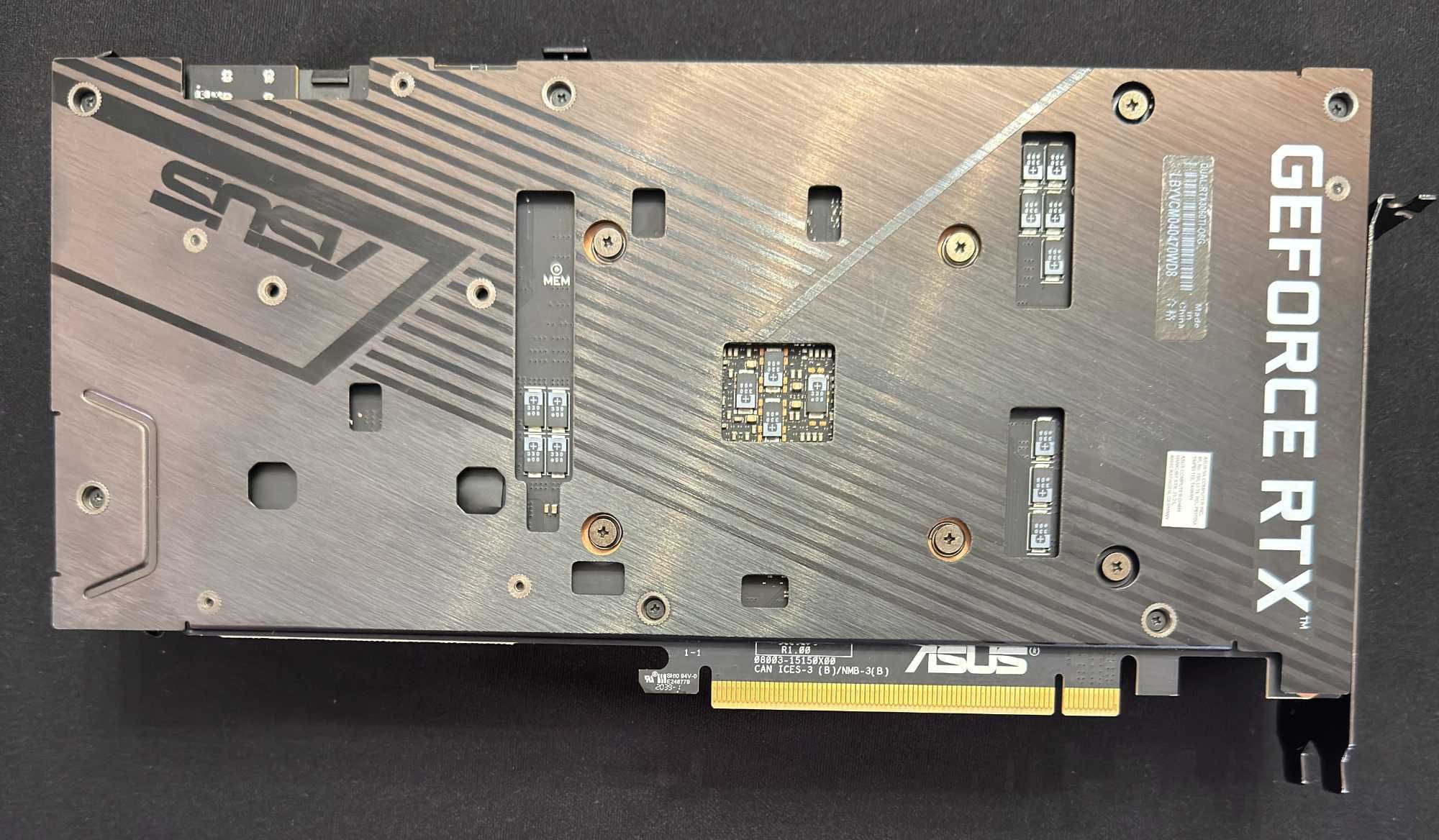 ТОП състояние Видео карта GPU ASUS Dual GeForce RTX 3060 Ti 8GB GDDR6