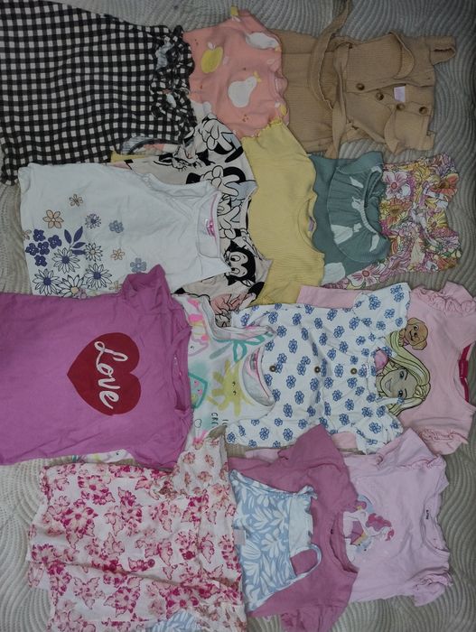 Lot 15 bluze fetițe 2-4 ani