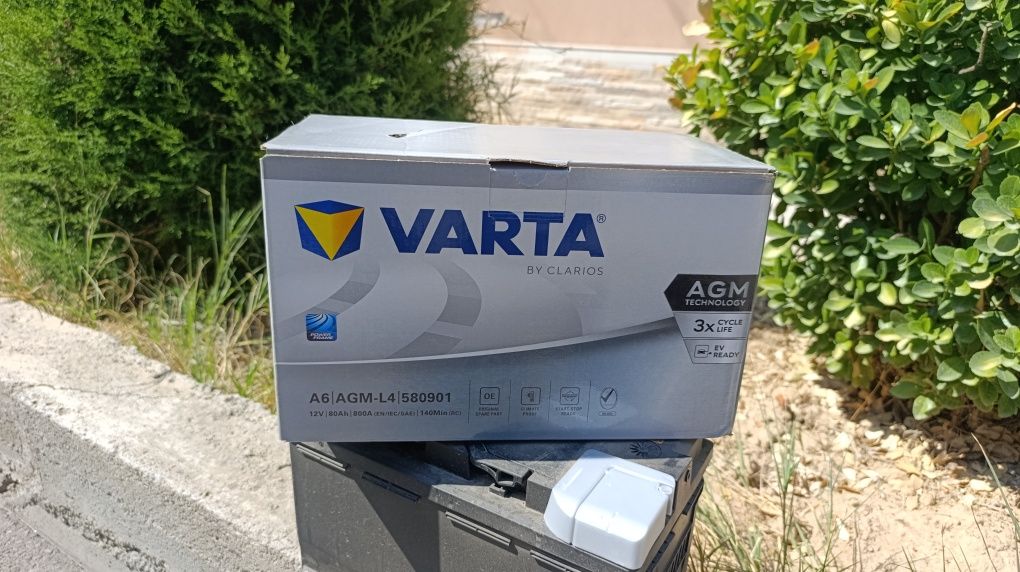Аккумулятор Varta AGM технология 80 ампер для start stop