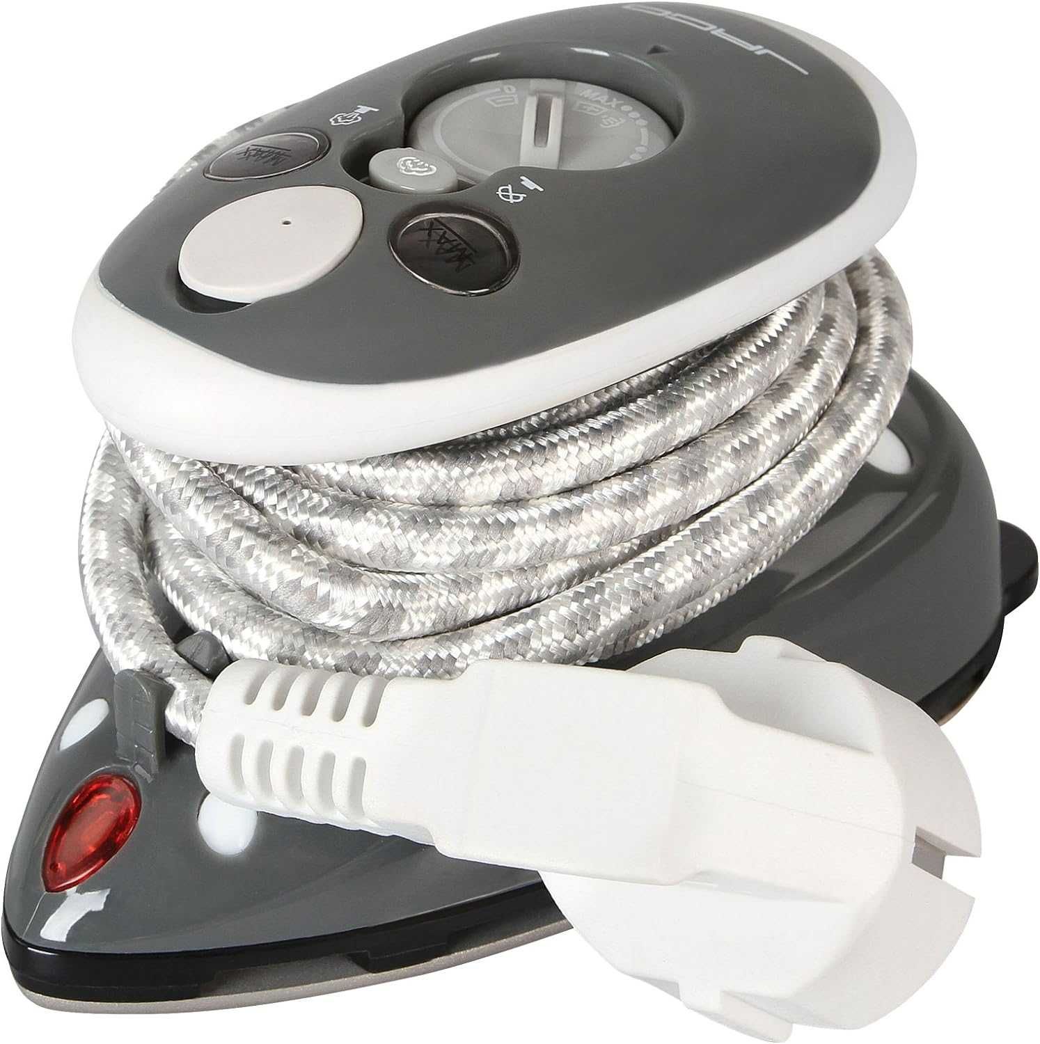 Fier de calcat mini, 260-420 W, talpa antiaderenta, rezervor apa 40 ml