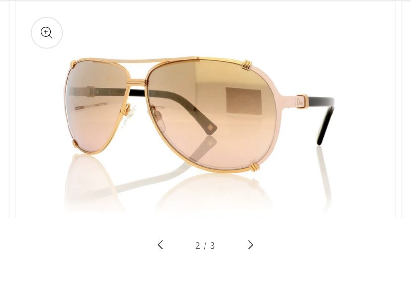 Оригинални очила CHRISTIAN DIOR Aviator Sunglasses STRAS63