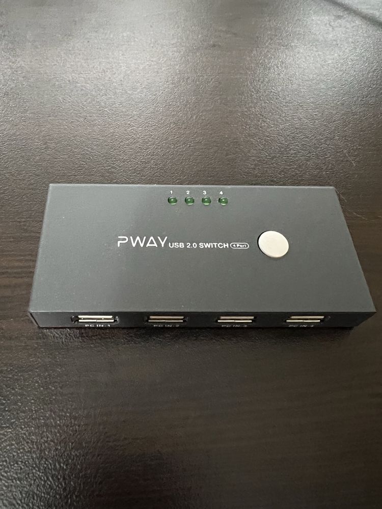 Usb switch PWAY Нов !