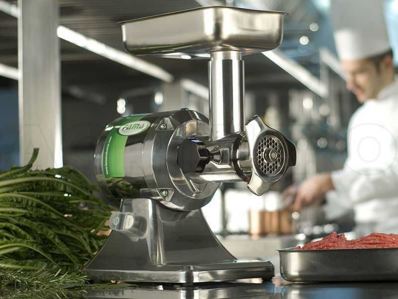 Mașina tocat carne HoReCa FAMA TS 12  NOUA GARANȚIE made Italy 200kg/h