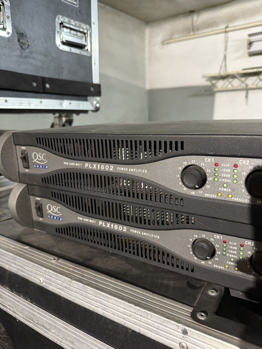 Усилитель qsc plx 1602 мощность по 500ват на канал 4ом