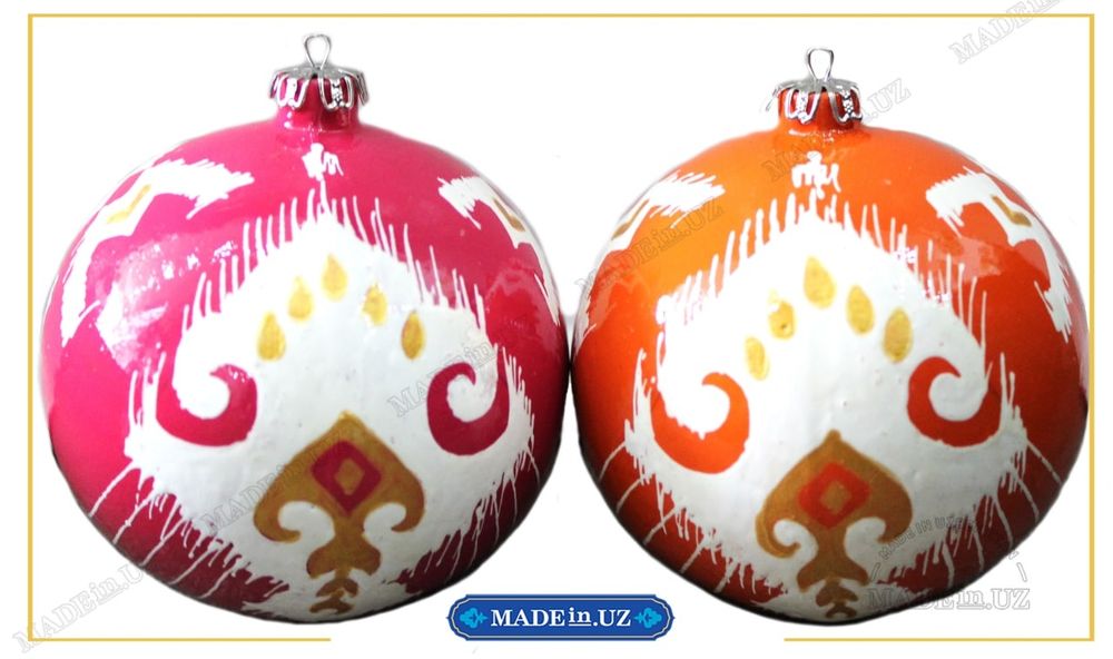 Елочные игрушки ручной росписи