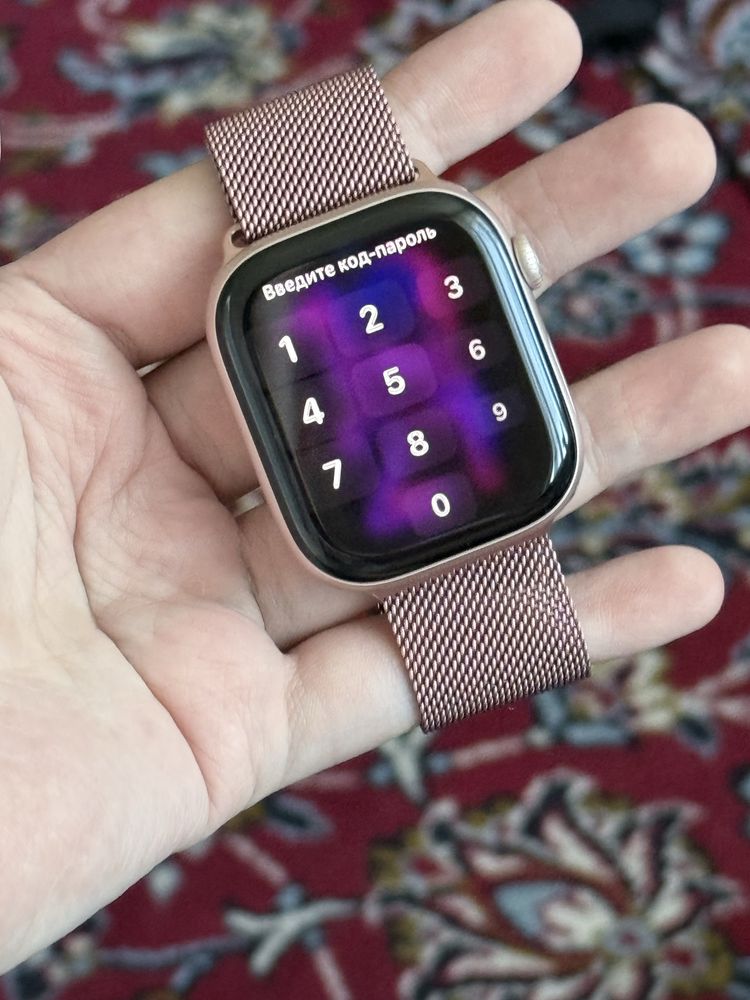 Смарт-часы Apple Watch Series 10 M/L 46 мм золотистый-белый