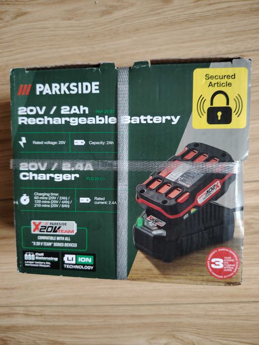 Încărcător + Baterie Parkside Nou in Garanție