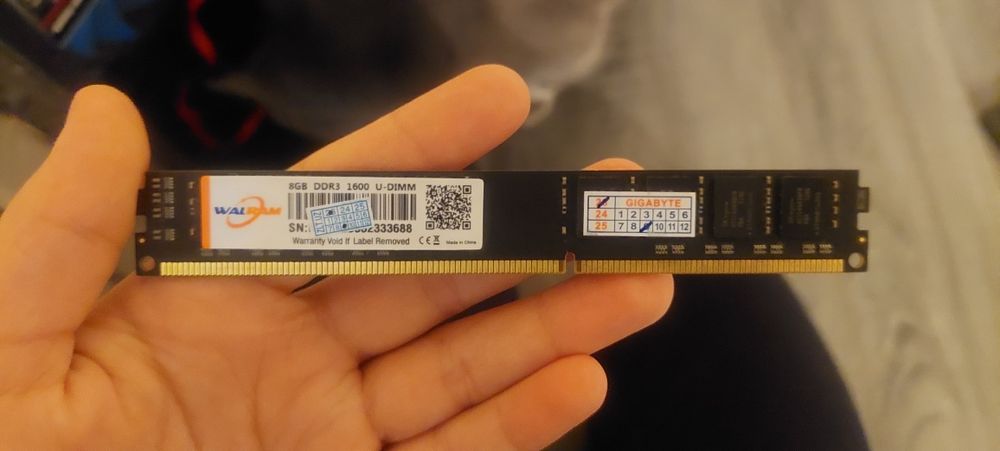 Продаётся ОЗУ ddr3 8gb