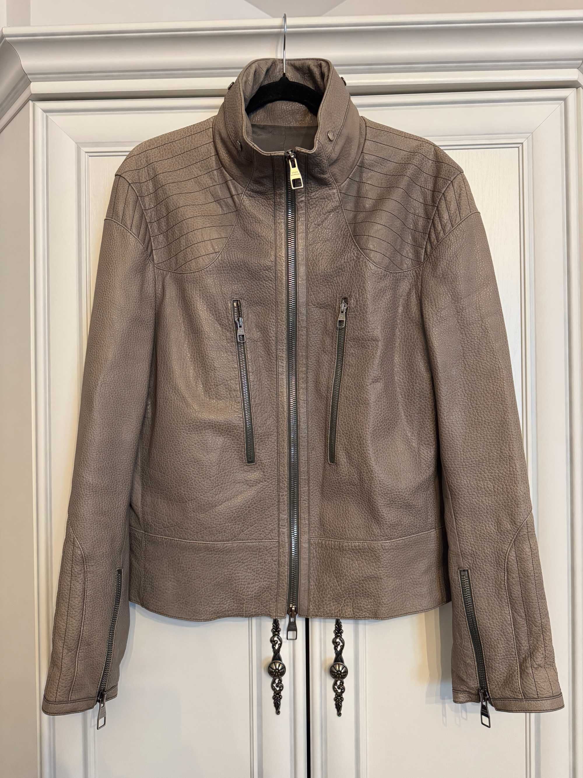 Geaca autentica Louis Vuitton din piele de bizon primavara/toamna