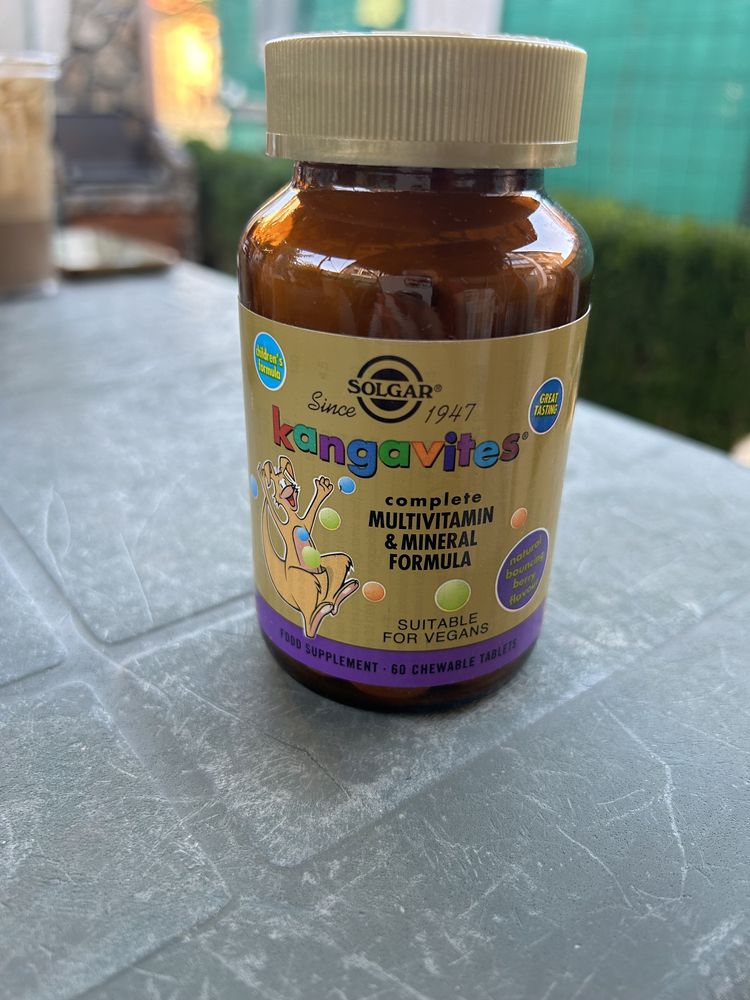 Детски витамини Solgar Kangavites Formula Tropical 60 Chew