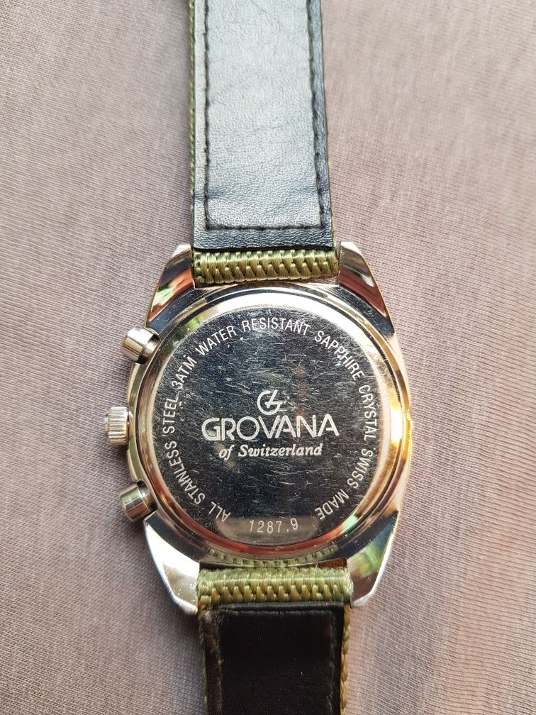 Ceas Grovana cronograf elvetian schimb cu certina seiko tissot