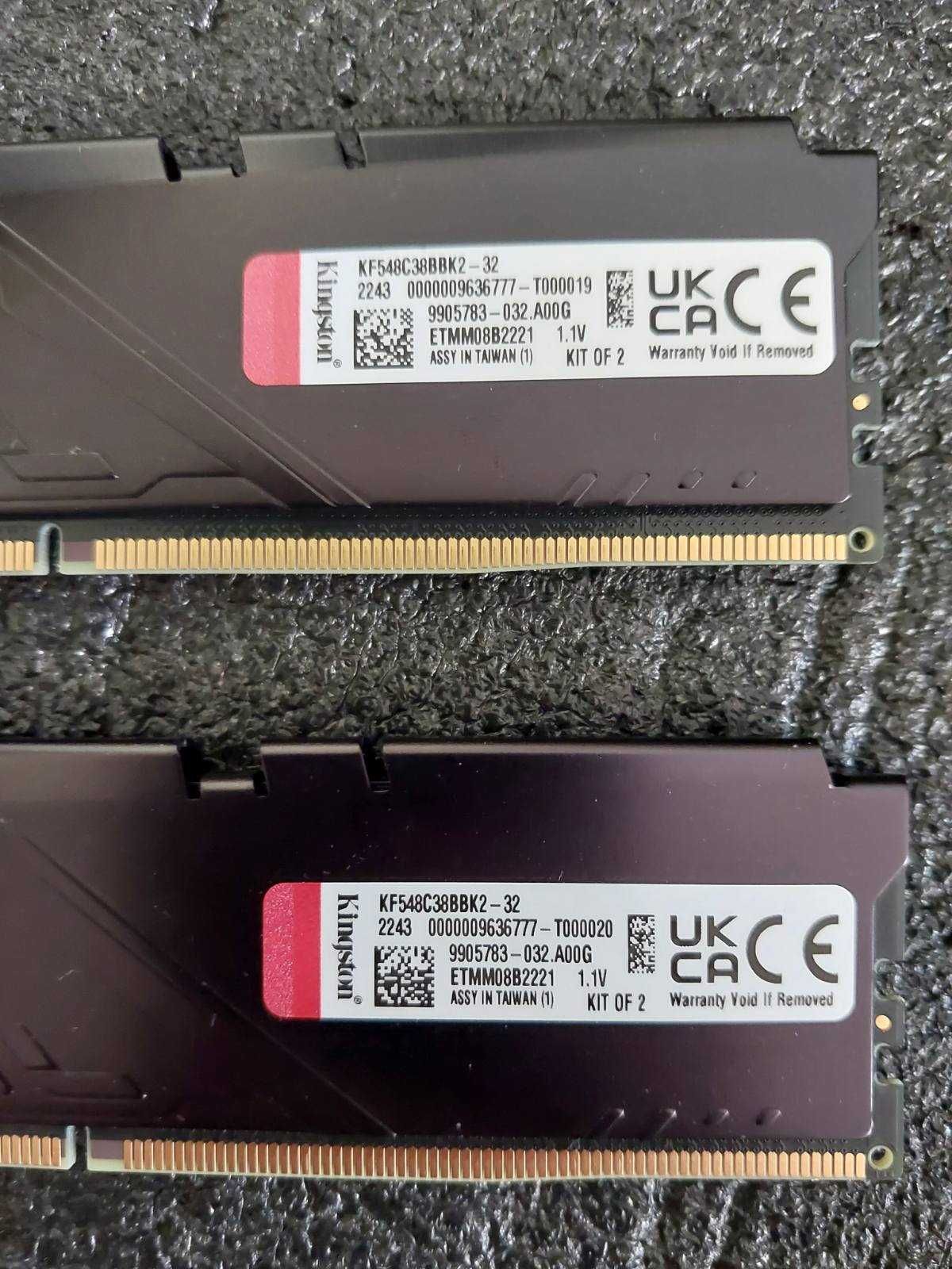 32GB DDR5 Crucial 4800Mhz RAM памети