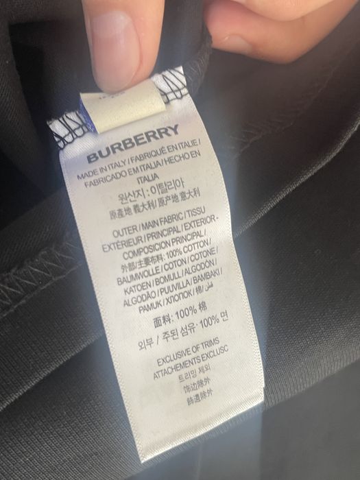 Tricou burberry negru water proof