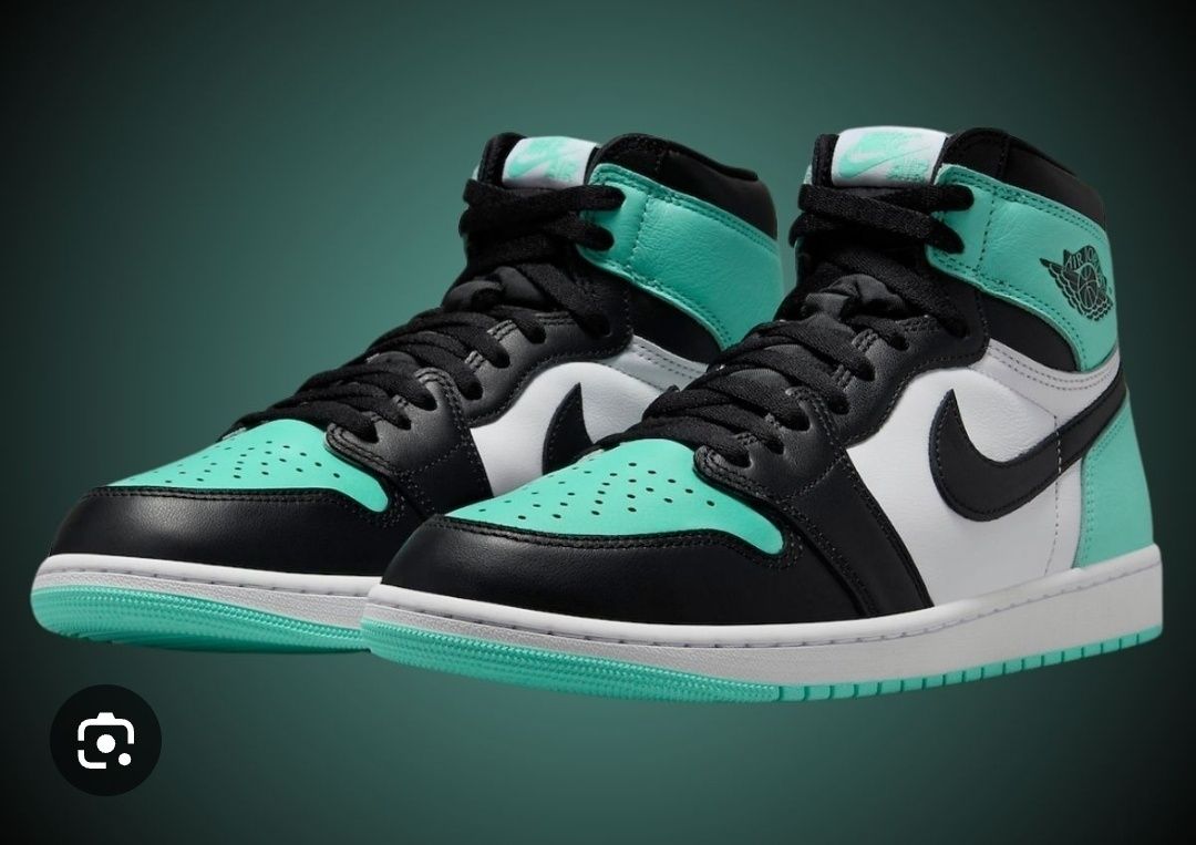 Jordan 1 high "green glow" 35.5 si 38.5 originali noi