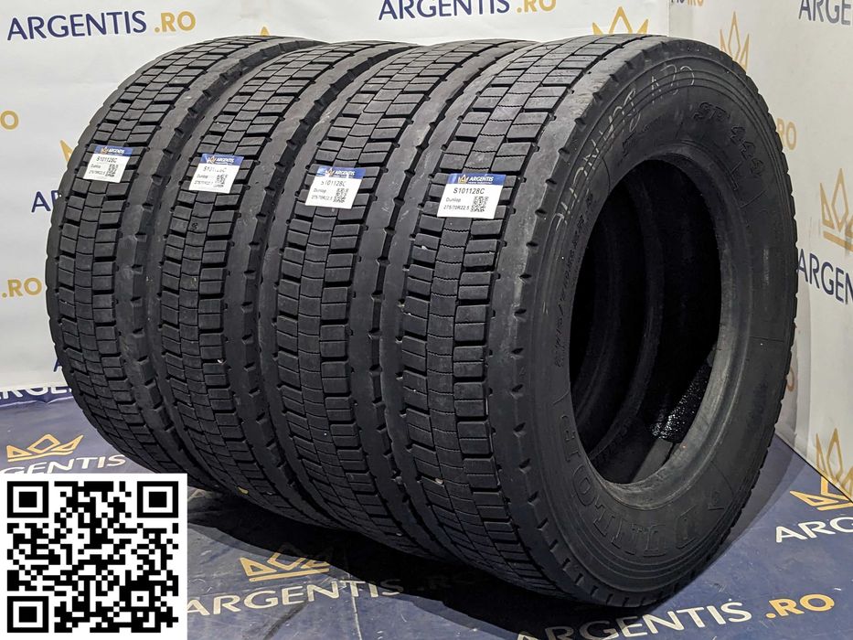 Set 4 anvelope 275/70R22.5 Dunlop (cod S101128C)
