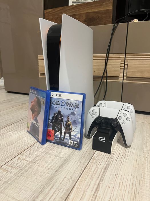 PlayStation 5 + Jocuri + 2 Controllere + Stație de Încărcare