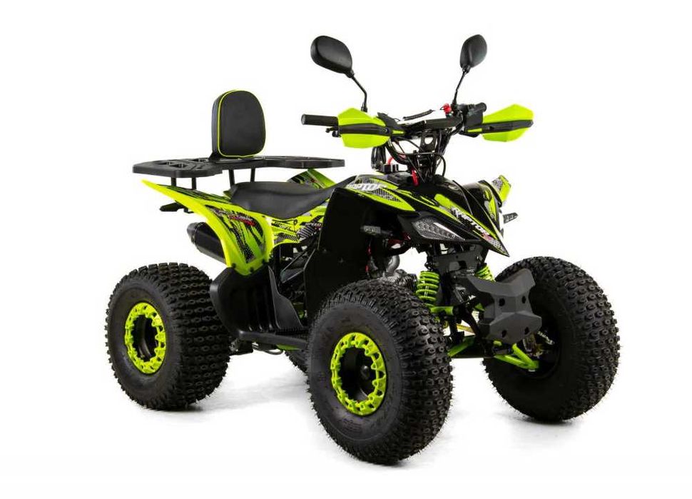 ATV XTR Pro Raptor 016, roti 8 inch,125cc, 1+1 viteze, negru/lime