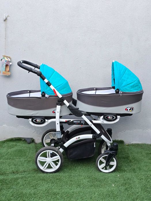 Cărucior BABY ACTIVE Twinni – gemeni sau frați de vârstă apropiată