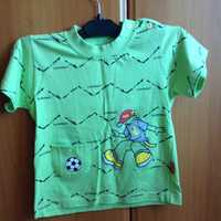 Tricou verde baieti