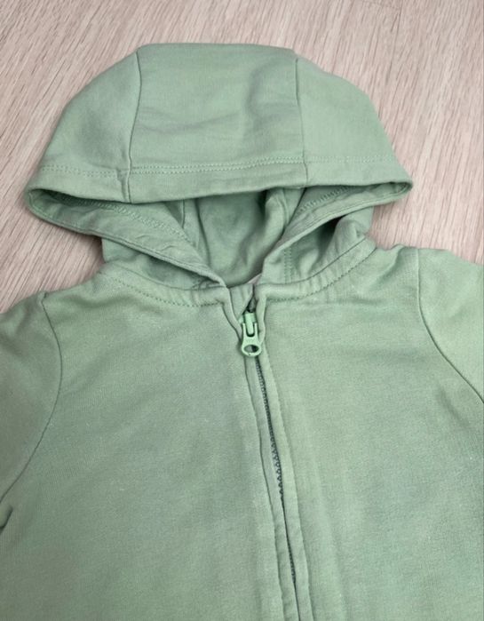 Set lot pulovere hanorac cu gluga, bebe baiat, H&M, marimi 50 si 56