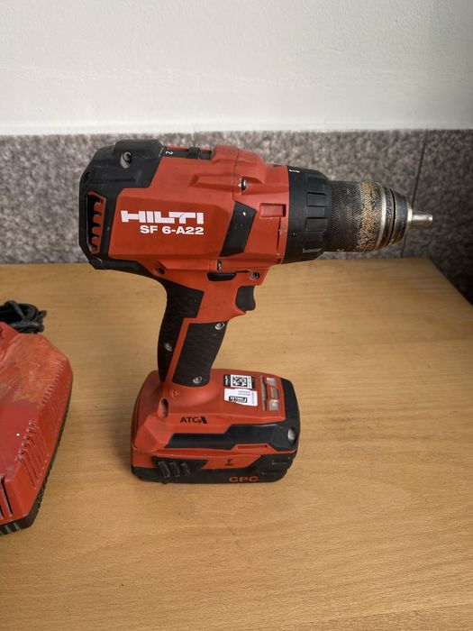 HILTI SF 6-A22 ATC - КАТО НОВ - Мощен и качествен безчетков винтоверт