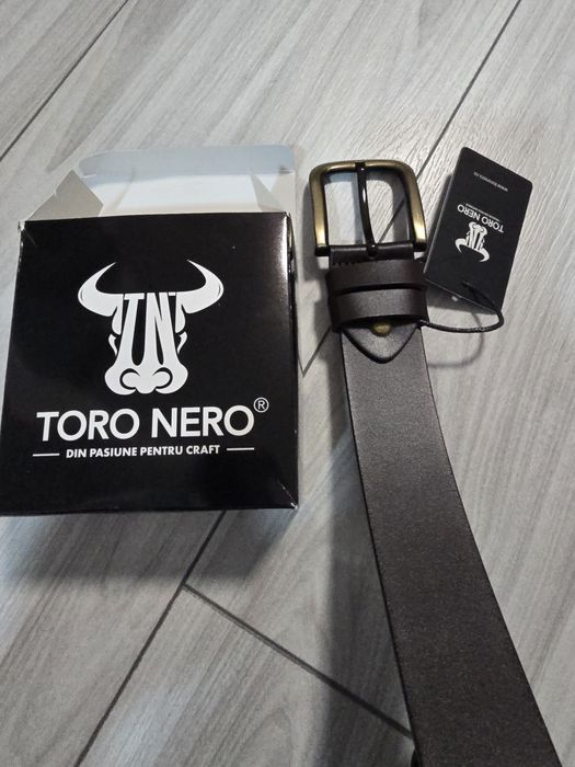 Curea piele maro toro nero