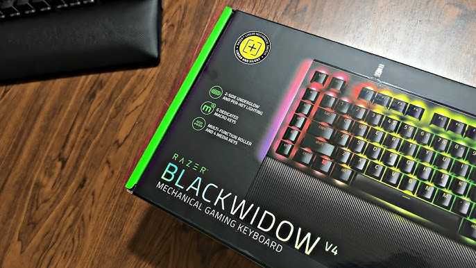 Tastatura gaming RGB Razer BlackWidow V4 X Green Switch Sigilata