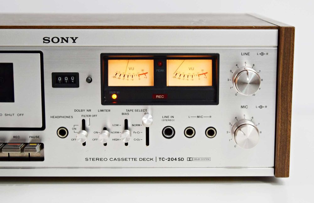 Deck Sony TC-204 SD, casetofon defect