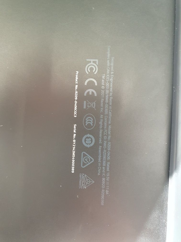 Razer Blade Pro 17 RTX 3080 360Hz 32gb RAM Amanet BKG