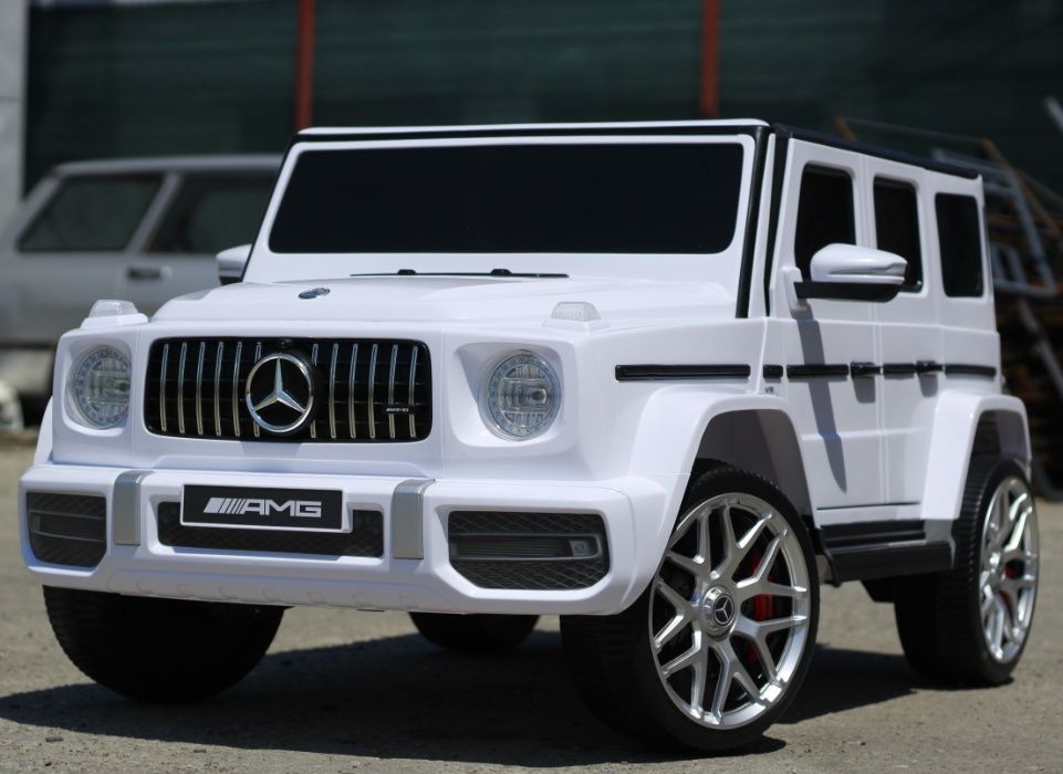 Masinuta electrica pentru 2 copii Mercedes AMG G63 XXL 4x4 #White