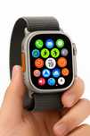 Apple Watch Ultra 2 – Titanium Case, 49mm, Blue/Black Trail Loop
