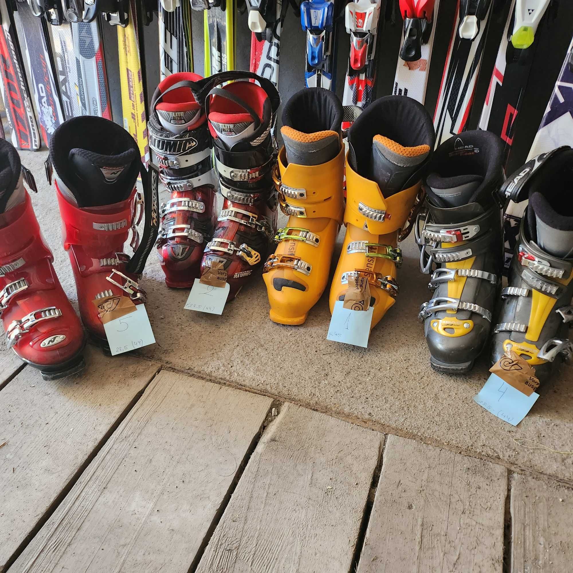 Ски Blizzard FORCE,140,150,16,170см.различни комплекти ски и обувки.