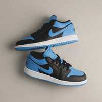 Кроссовки Nike Air Jordan 1 Low "University Blue" оригинал