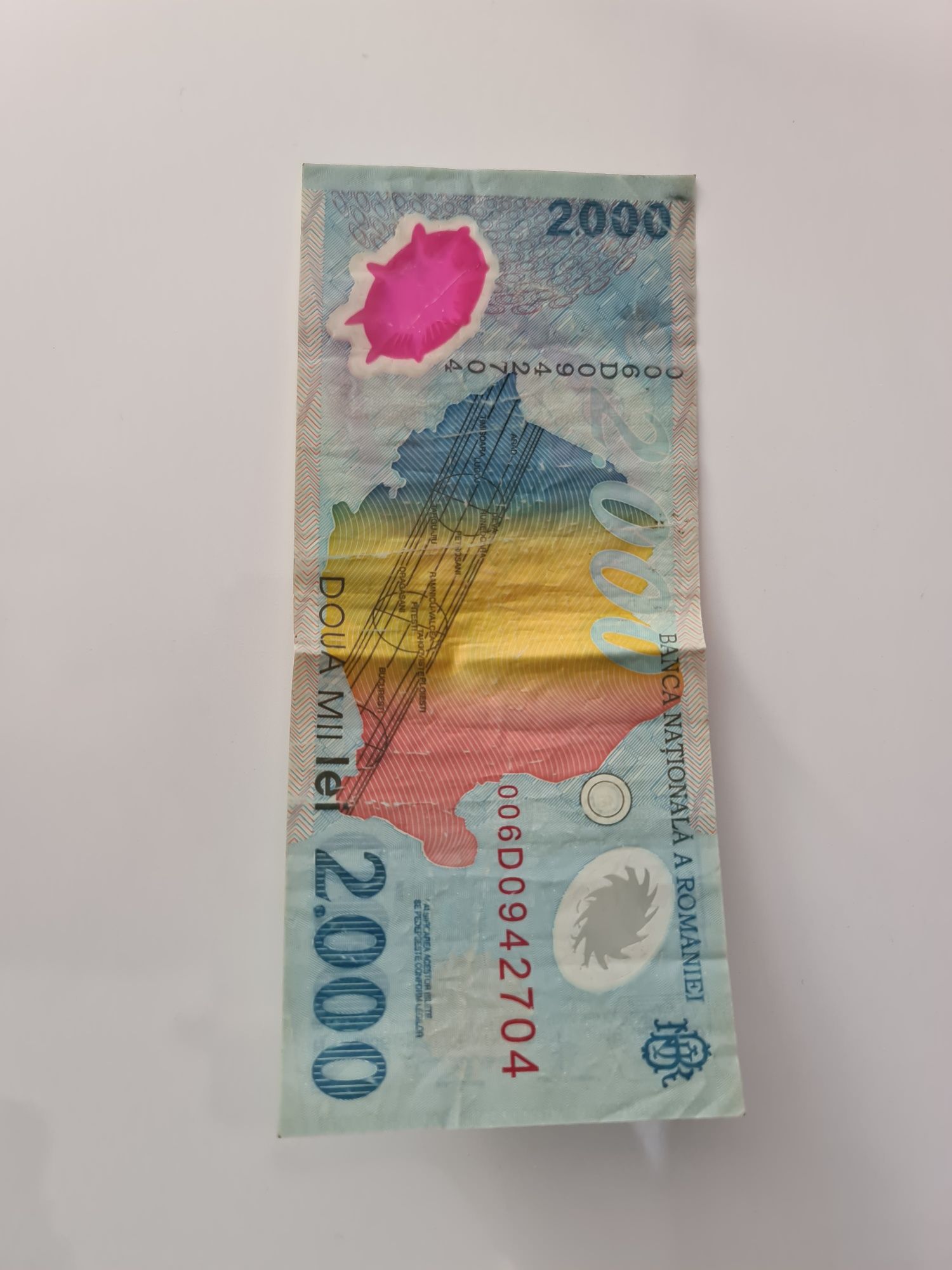 Bancnota eclipsa 2000 lei