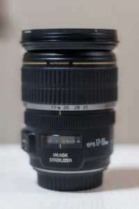 Объектив Canon EF-S 17-55 IS USM + 77mm UV-фильтр