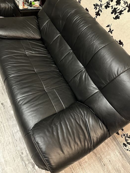 Set 2 canapele piele naturala